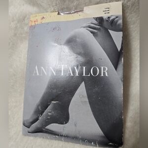 Ann Taylor Sheer Control Top Long Natural Hosiery NIP